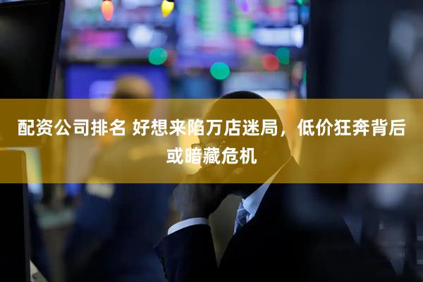 配资公司排名 好想来陷万店迷局，低价狂奔背后或暗藏危机
